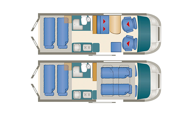 Karmann Dexter 555 Campingbus Wohnmobil Autohaus Süper 